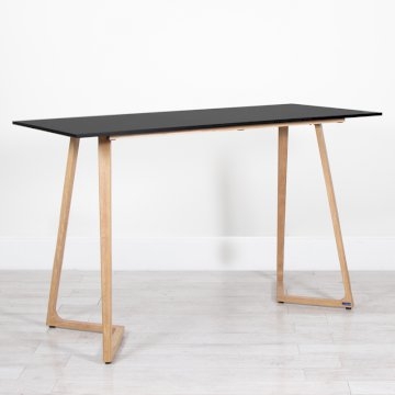 Boston Double Poseur Table - Black Boston Double Poseur Table - Black