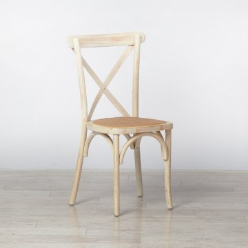 Limewash Cross Back Chair Limewash Cross Back Chair