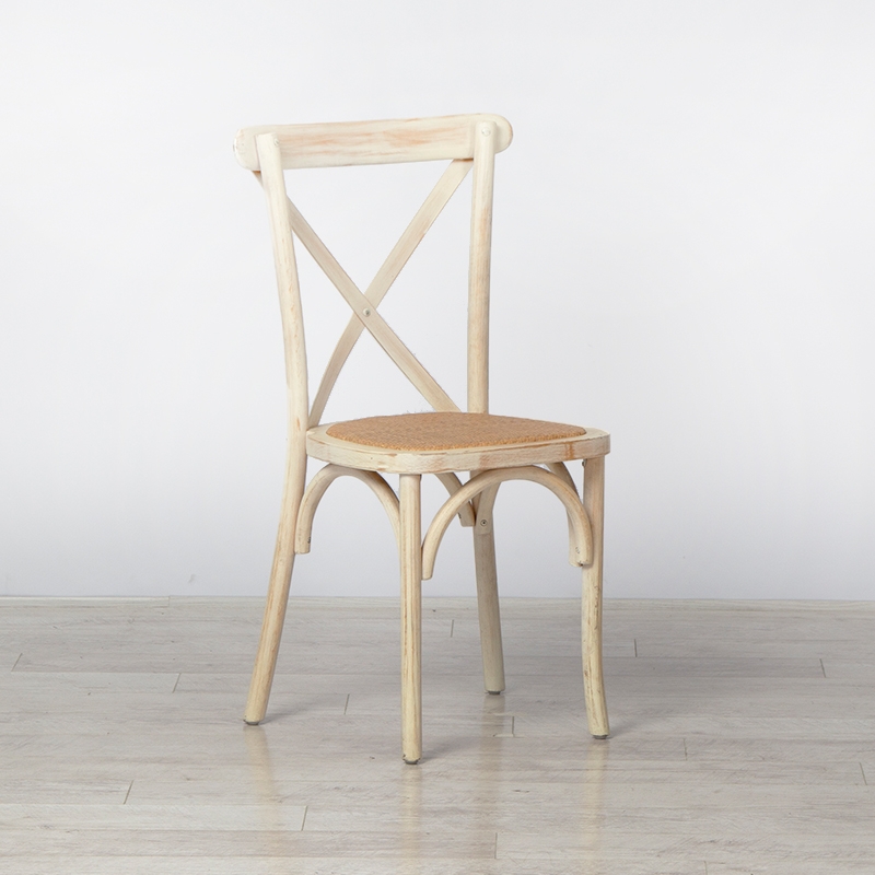 Limewash Cross Back Chair Limewash Cross Back Chair