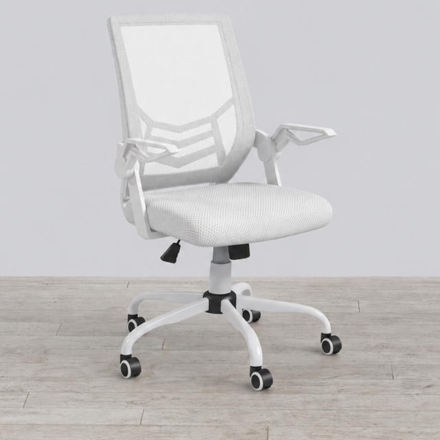 White Mesh Operator Chair White Mesh Operator Chair