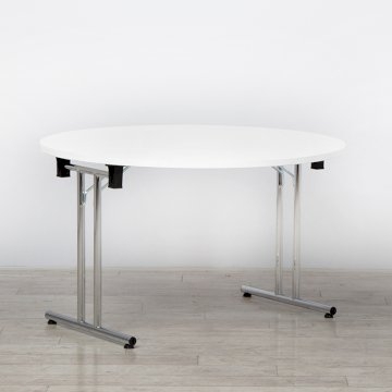 1200mm White Circular Meeting Room Table 1200mm White Circular Meeting Room Table