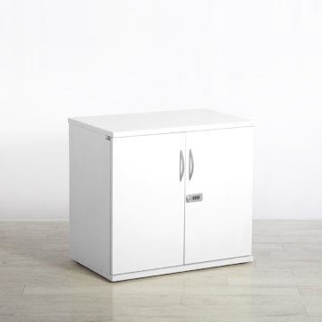 720h Lockable Cupboard - White 720h Lockable Cupboard - White