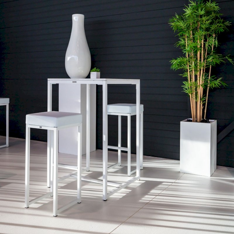 Nevada Box Frame Table - White