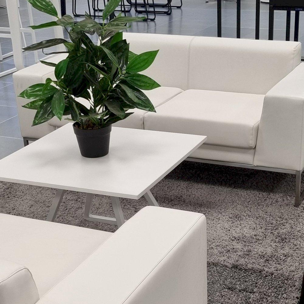 Create a soft seating area which is bright and fresh with our white Lay sofa's.