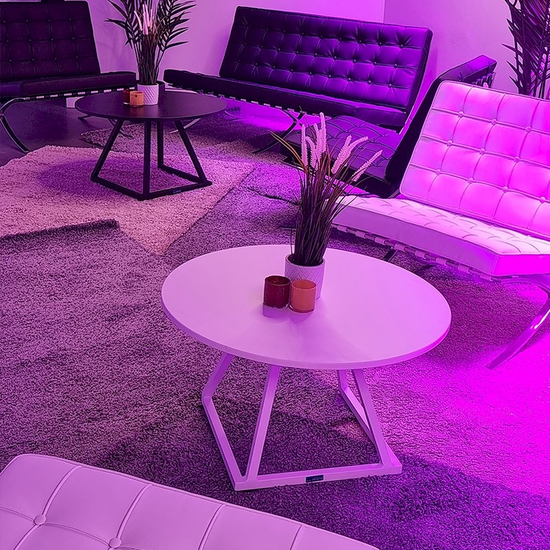 Black Barcelona Style Chair