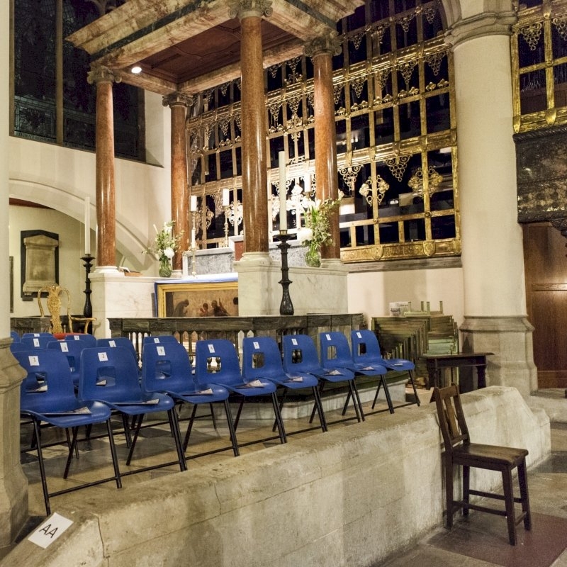 Dark Blue Polyprop Chair