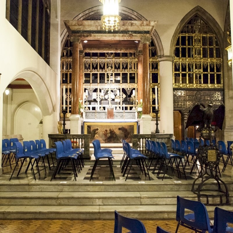 Dark Blue Polyprop Chair