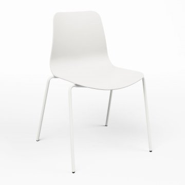 White Curve Stacking Chair White Curve Stacking Chair