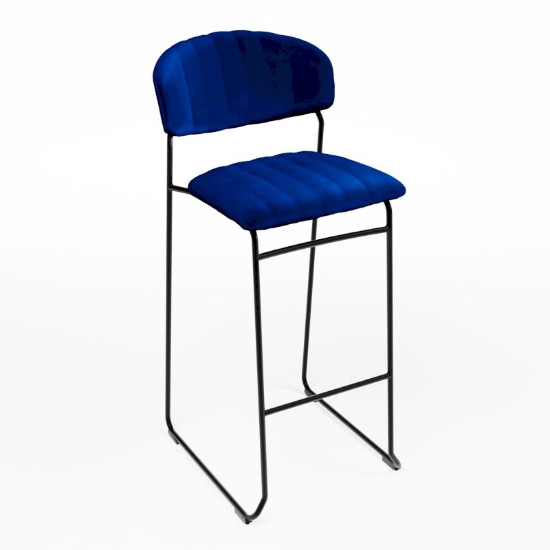 Ski Bar Stool - Blue