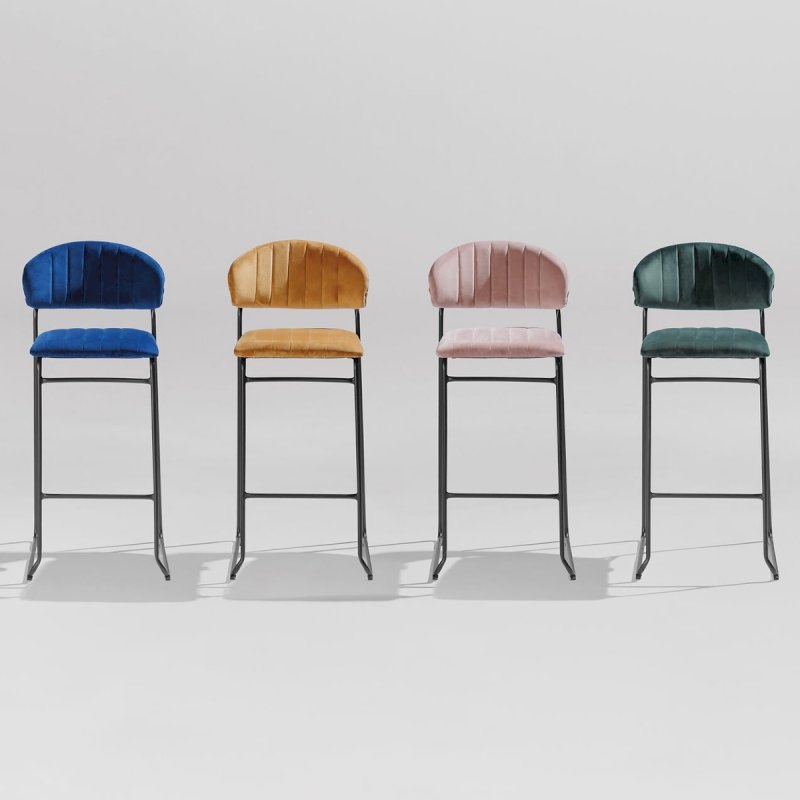 Ski Bar Stool - Green