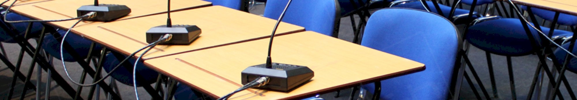 blue stacking chairs