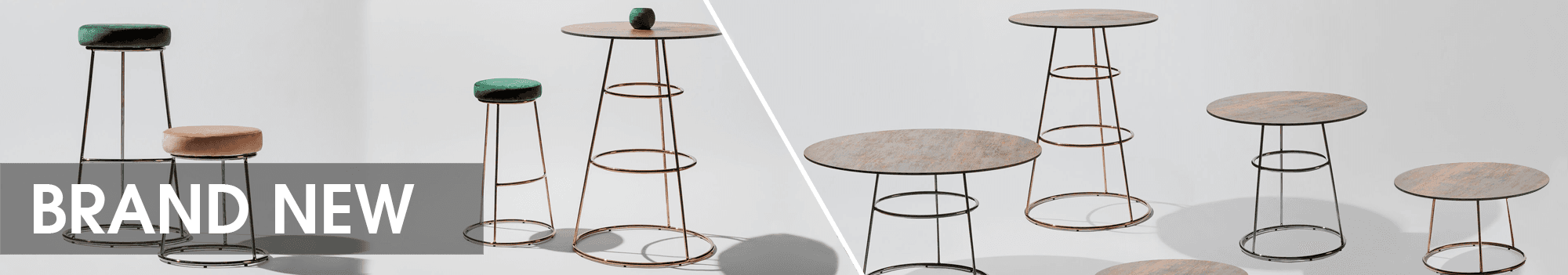 Spire Stools & Tables