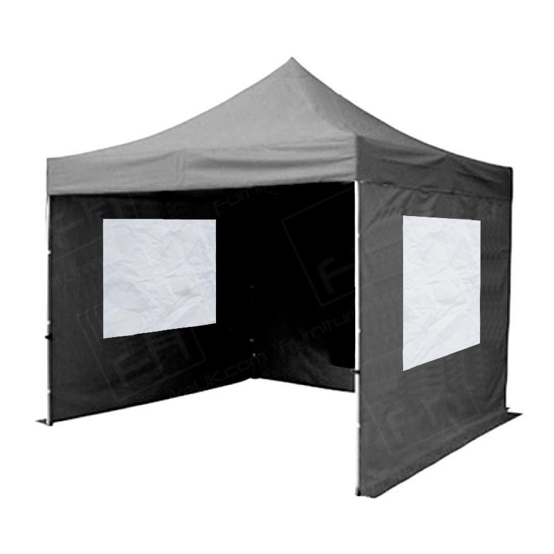 Gazebo With Sides in Black from Furniture Hire UK