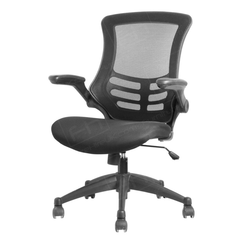 Black Mesh Operator Chair Hire - Operator Chair Hire | London & UK